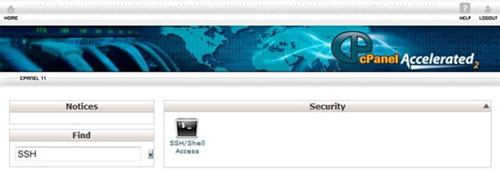 SSH/Shell Access ikona