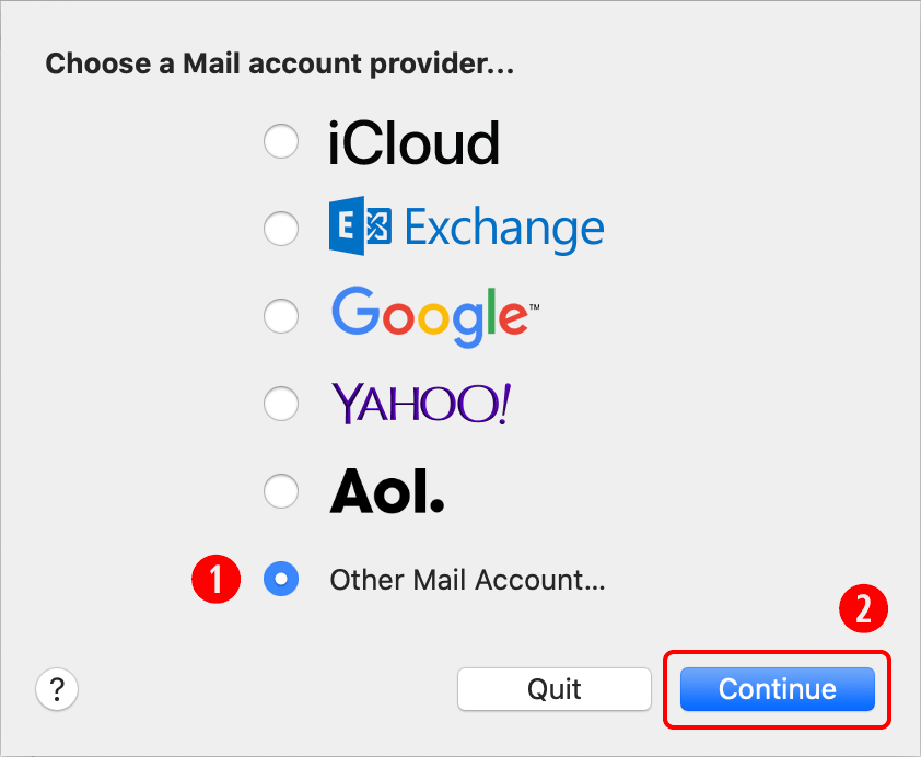 Mail Mac OS