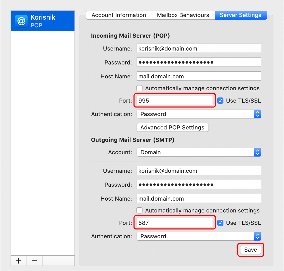 Mail Mac OS